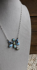 Mixed Stone Dragonfly Necklace
