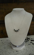Sterling Silver Graduated Necklace