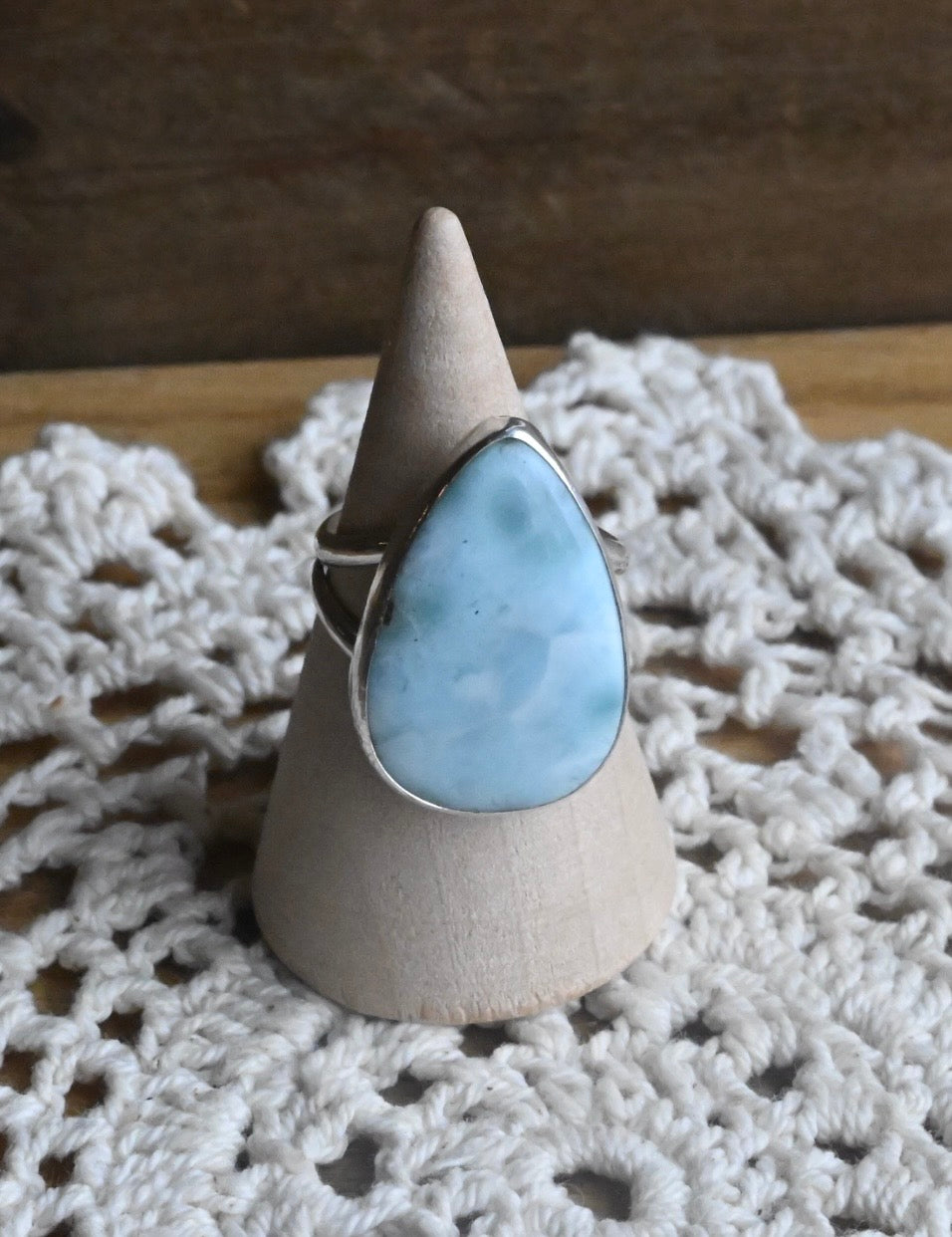 Larimar Ring sz.9