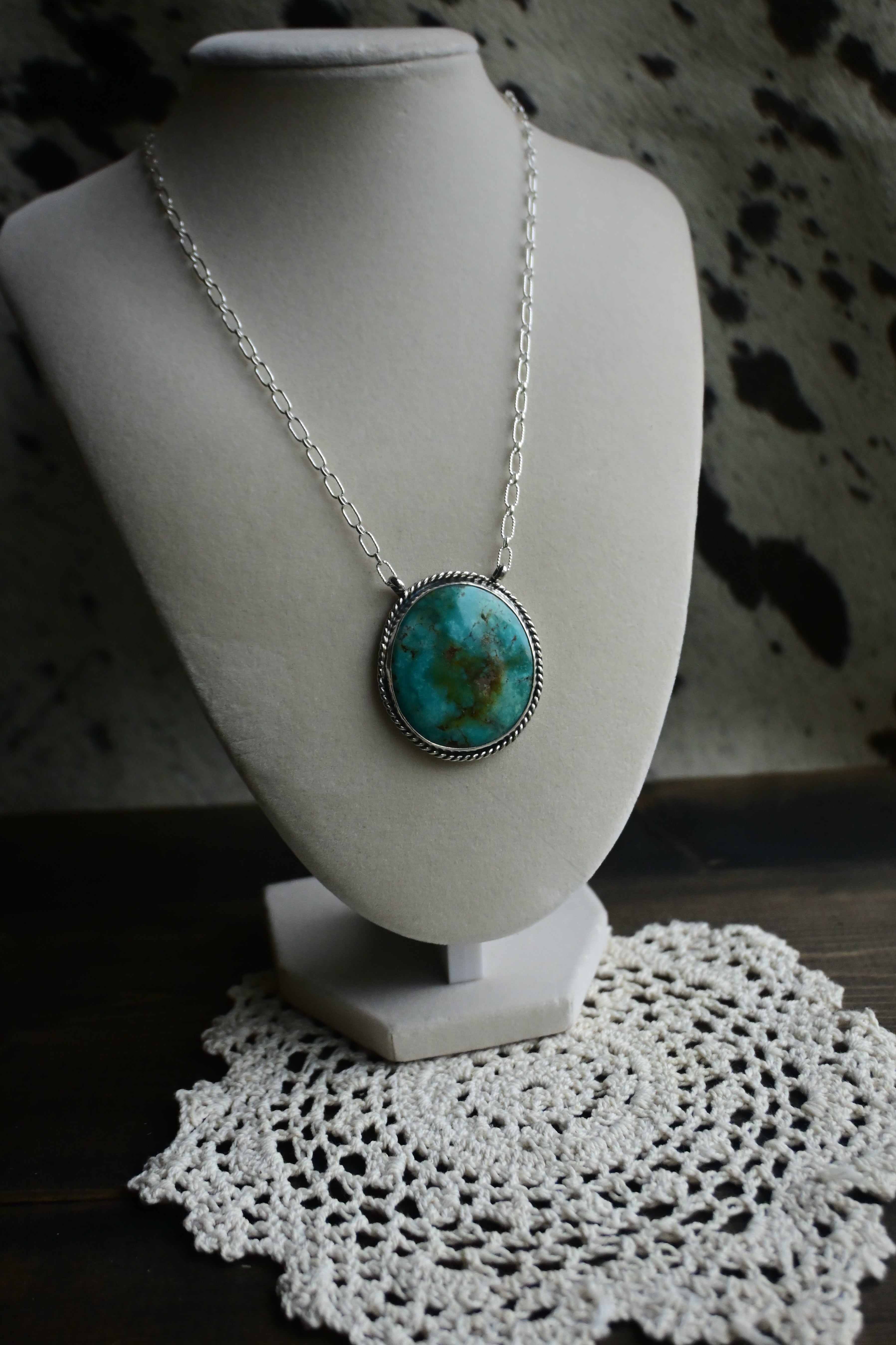 Turquoise Mountain Statement Necklace