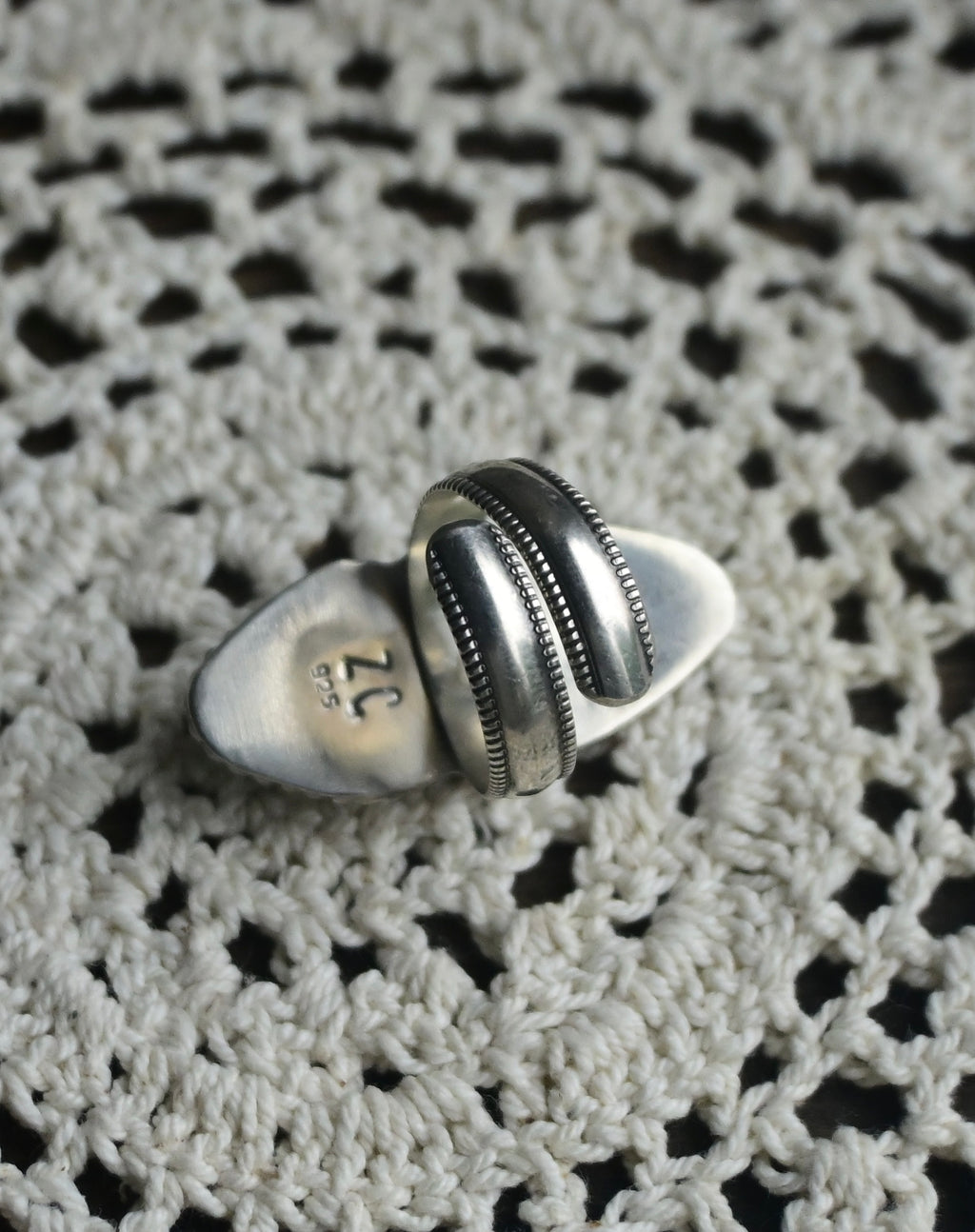 Kingman & Emerald Valley Adjustable Ring