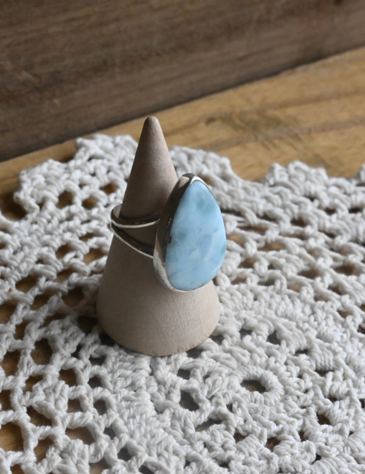 Larimar Ring sz.9