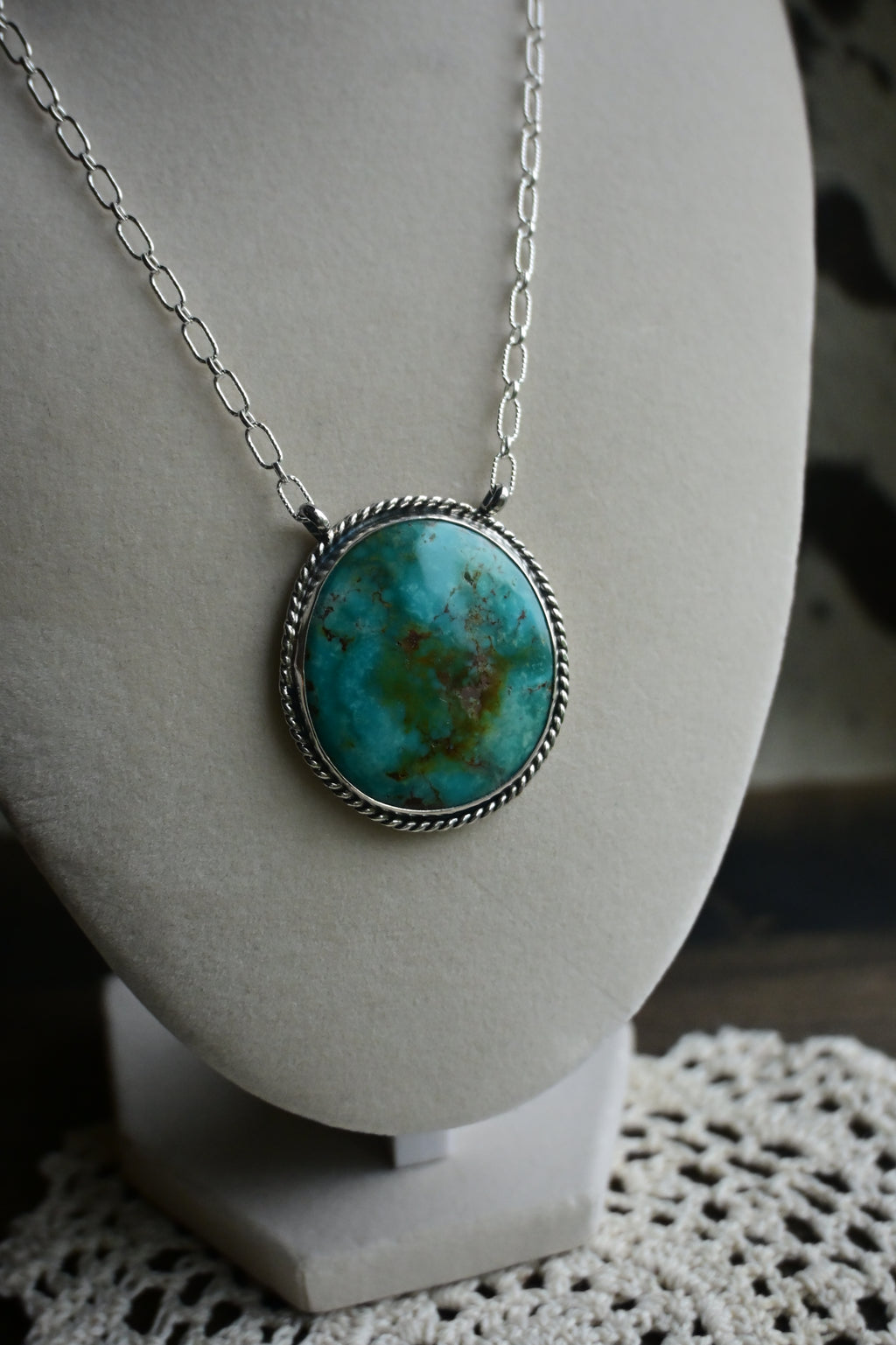 Turquoise Mountain Statement Necklace